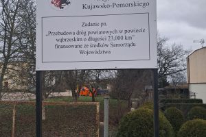 Wyremontowana droga powiatowa nr 1701C Działowo – Stanisławki