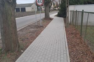 Wyremontowana droga powiatowa nr 1701C Działowo – Stanisławki