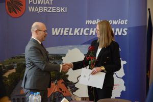 Uroczyste wręczenie powołania Państwowemu Powiatowemu Inspektorowi Sanitarnemu w Wąbrzeźnie Pani Małgorzacie Szreter