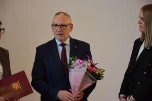 Uroczyste wręczenie powołania Państwowemu Powiatowemu Inspektorowi Sanitarnemu w Wąbrzeźnie Pani Małgorzacie Szreter