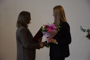 Uroczyste wręczenie powołania Państwowemu Powiatowemu Inspektorowi Sanitarnemu w Wąbrzeźnie Pani Małgorzacie Szreter