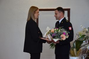 Uroczyste wręczenie powołania Państwowemu Powiatowemu Inspektorowi Sanitarnemu w Wąbrzeźnie Pani Małgorzacie Szreter