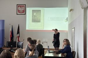 Uczniowie Technikum Logistycznego na "Lekcji w Starostwie"