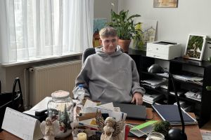 Uczniowie Technikum Logistycznego na "Lekcji w Starostwie"