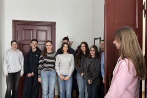 Uczniowie ZSO w Wąbrzeźnie na "Lekcji w starostwie"