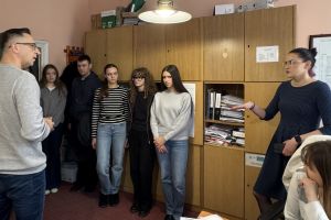 Uczniowie ZSO w Wąbrzeźnie na "Lekcji w starostwie"