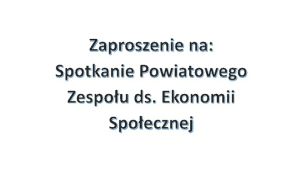 zaproszenie