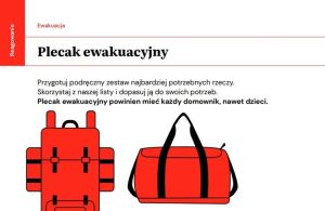 plecak ewakuacyjny