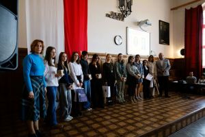 Nagrodzeni uczniowie w konkursie plastycznym „Wąbrzeźno okiem licealisty”