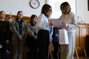 Konkurs Recytatorski z okazji Światowego Dnia Poezji oraz podsumowanie konkursu plastycznego „Wąbrzeźno okiem licealisty” w...