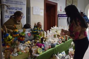Kiermasz Wielkanocny w Starostwie Powiatowym w Wąbrzeźnie