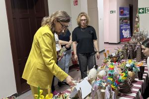 Kiermasz Wielkanocny w Starostwie Powiatowym w Wąbrzeźnie