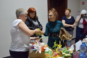 Kiermasz Wielkanocny w Starostwie Powiatowym w Wąbrzeźnie