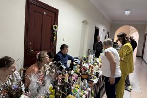 Kiermasz Wielkanocny w Starostwie Powiatowym w Wąbrzeźnie