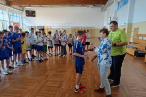 Powiatowe Igrzyska Dzieci w piłce ręcznej w Wąbrzeźnie