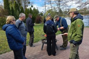 Akcja sprzątania brzegów jezior Zamkowego i Frydek w Wąbrzeźnie