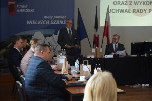 XXI sesja Rady Powiatu w Wąbrzeźnie