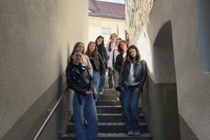 Uczennice Zespołu Szkół w Wąbrzeźnie na wycieczce do Bydgoszczy