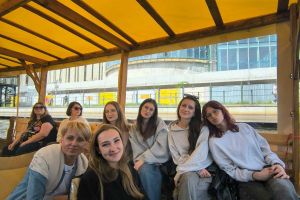 Uczennice Zespołu Szkół w Wąbrzeźnie na wycieczce do Bydgoszczy