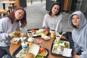 Uczennice Zespołu Szkół w Wąbrzeźnie na wycieczce do Bydgoszczy