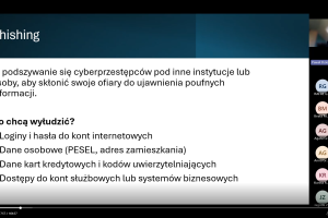 Slajd prezentacji - Phishing