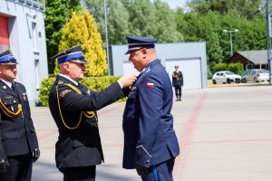 Powiatowe Obchody Dnia Strażaka w Komendzie Powiatowej PSP w Wąbrzeźnie