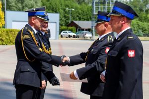 Powiatowe Obchody Dnia Strażaka w Komendzie Powiatowej PSP w Wąbrzeźnie