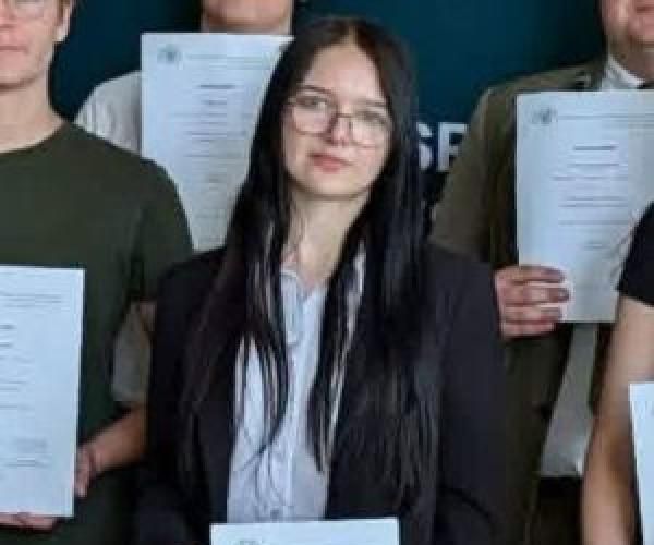 Wiktoria Kowalska - finalistka Olimpiady Wiedzy Ekologicznej