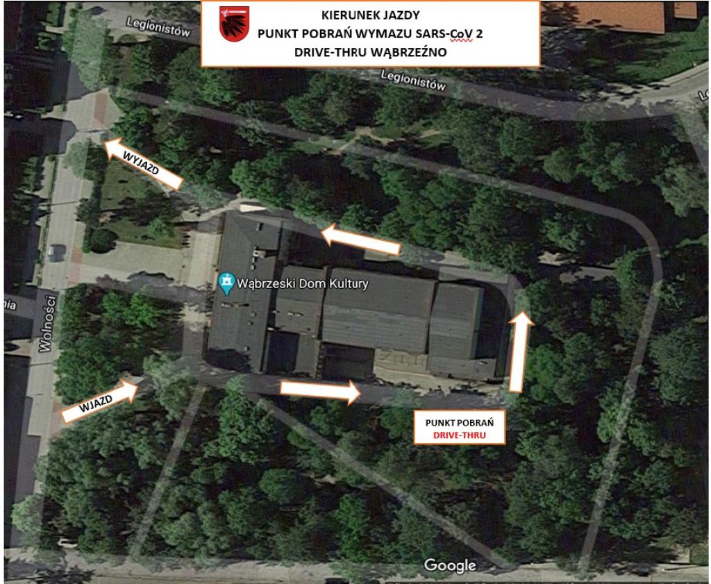 Zmiana lokalizacji punktu wymazowego DRIVE-THRU