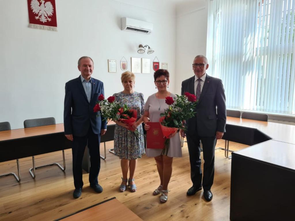 Odejście na emeryturę pracowników Starostwa Powiatowego w Wąbrzeźnie
