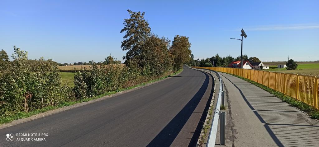 Zakończono remont drogi powiatowej nr 1715C Wąbrzeźno - Lembarg