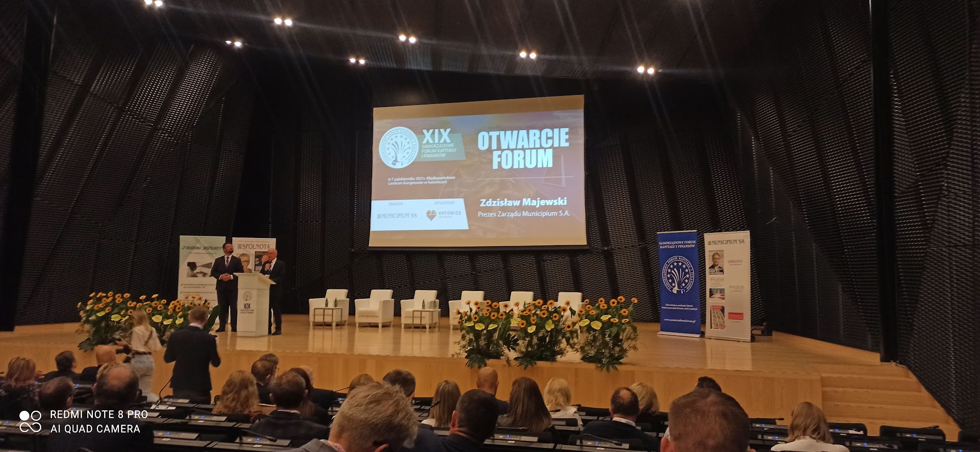 XIX Samorządowe Forum Kapitału i Finansów w Międzynarodowym Centrum Kongresowym w Katowicach