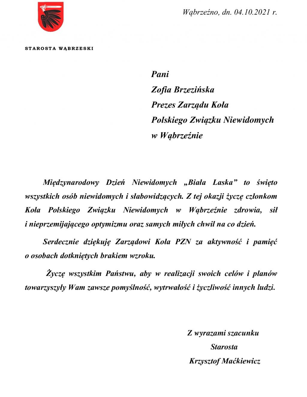 Międzynarodowy Dzień Białej Laski