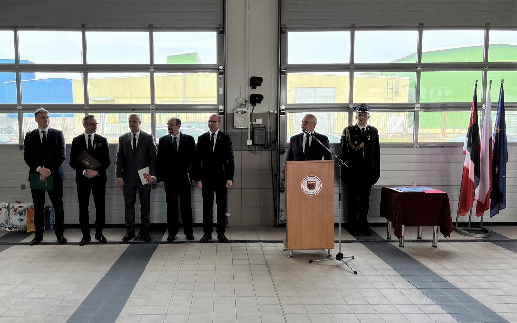 Nowy Komendant oraz Zastępaca Komendanta w KP PSP w Wąbrzeźnie