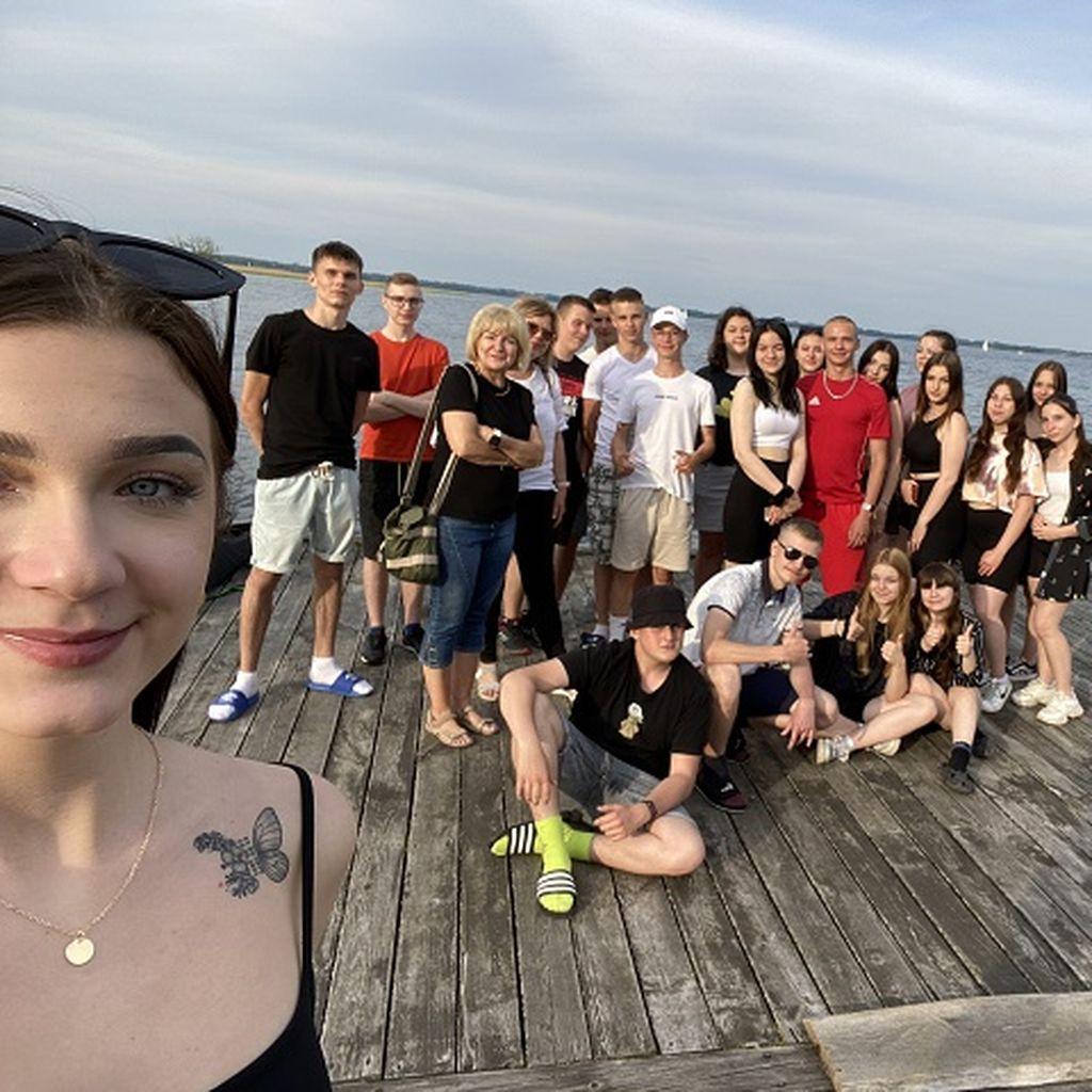 Uczniowie ZS na wycieczce nad Wielkimi Jeziorami Mazurskimi