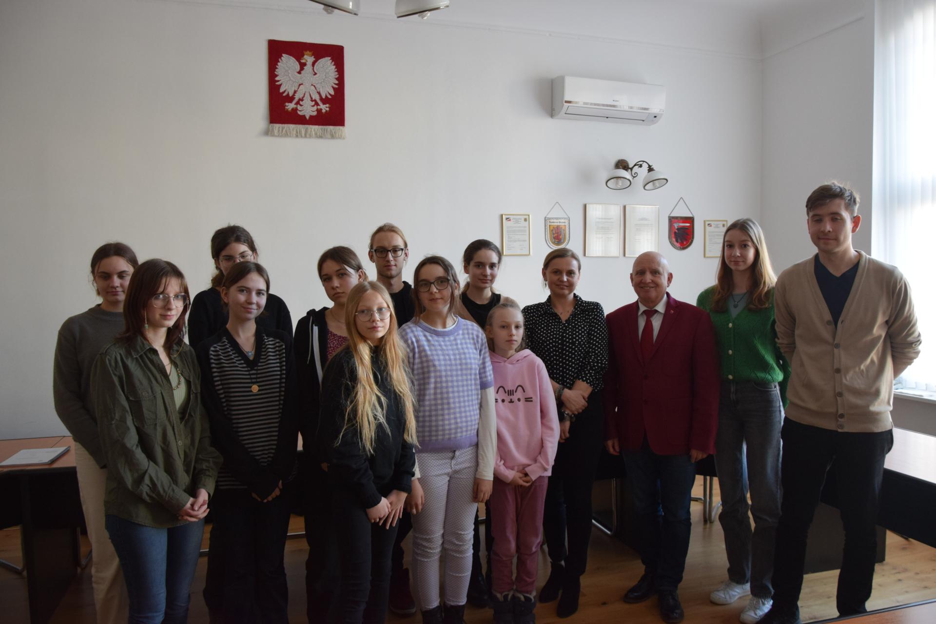 Spotkanie z Młodzieżową Radą Ekologiczną Powiatu Wąbrzeskiego
