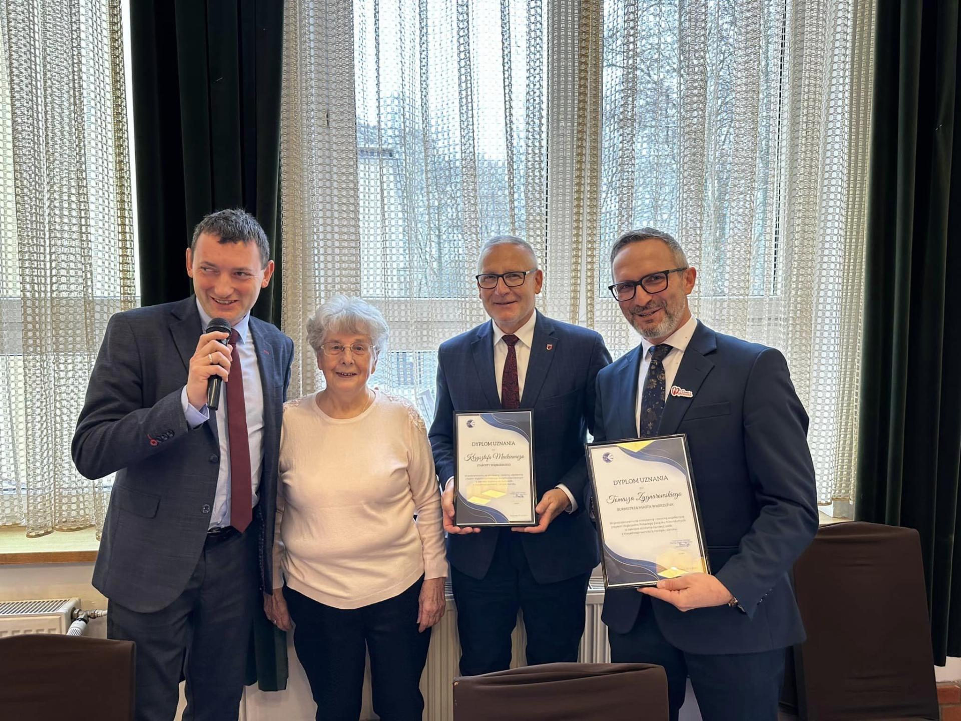 Świątecznie spotkanie wąbrzeskiego koła Polskiego Związku Niewidomych