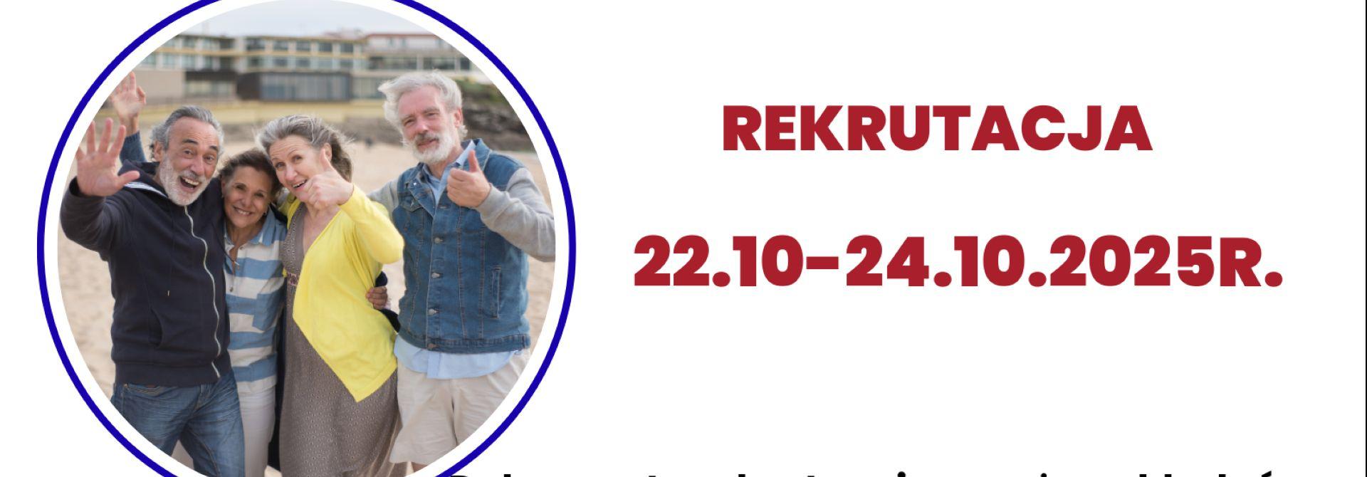 Klub Seniora „Zawsze aktywni” – rozpoczynamy rekrutacje