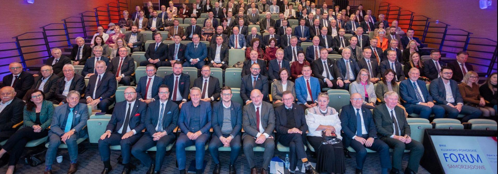 Starosta Wąbrzeski i Przewodniczący Rady Powiatu uczestniczyli w XVIII Kujawsko-Pomorskim Forum Samorządowym