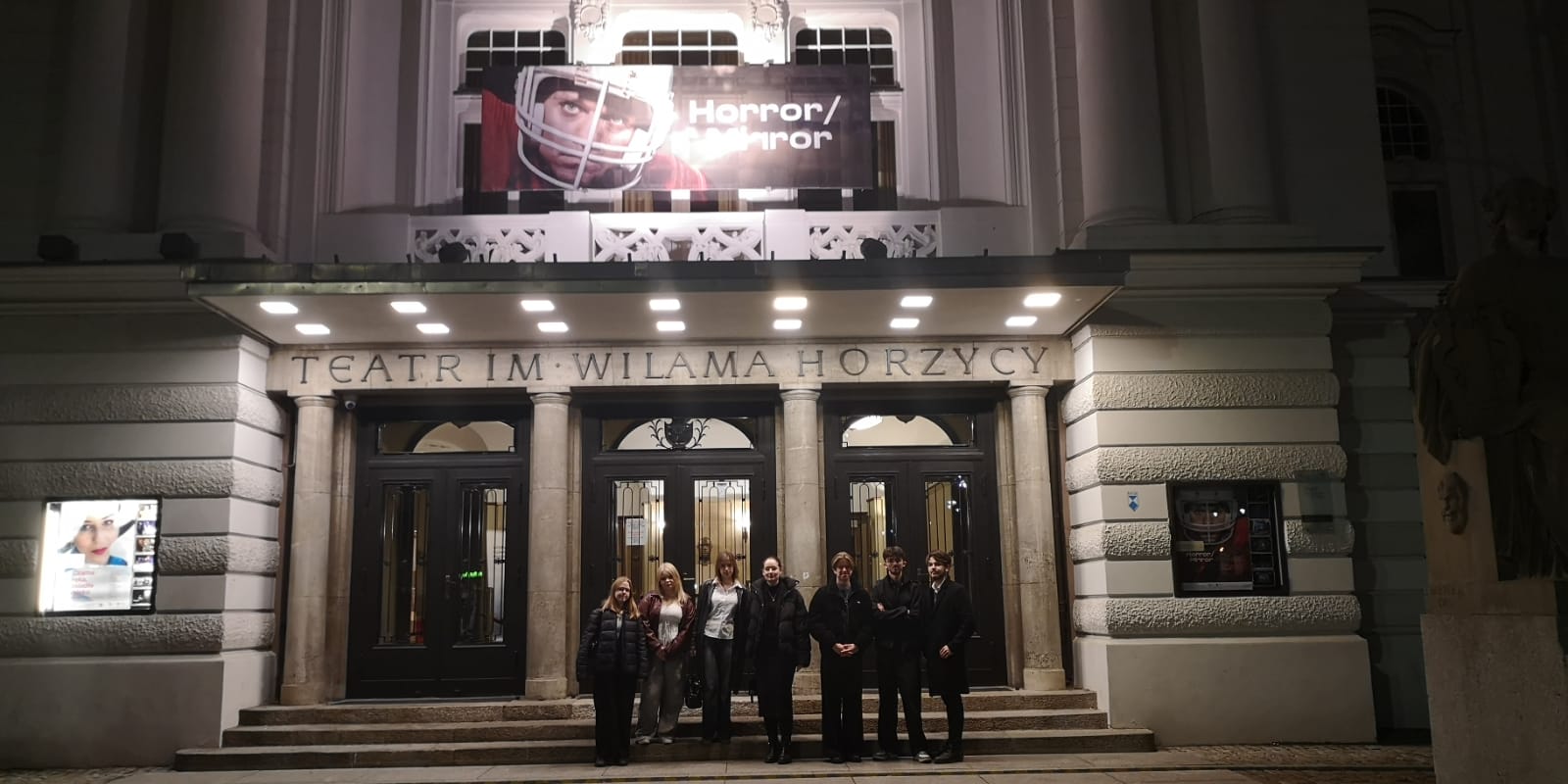 Uczniowie ZSO w Teatrze im. W. Horzycy w Toruniu