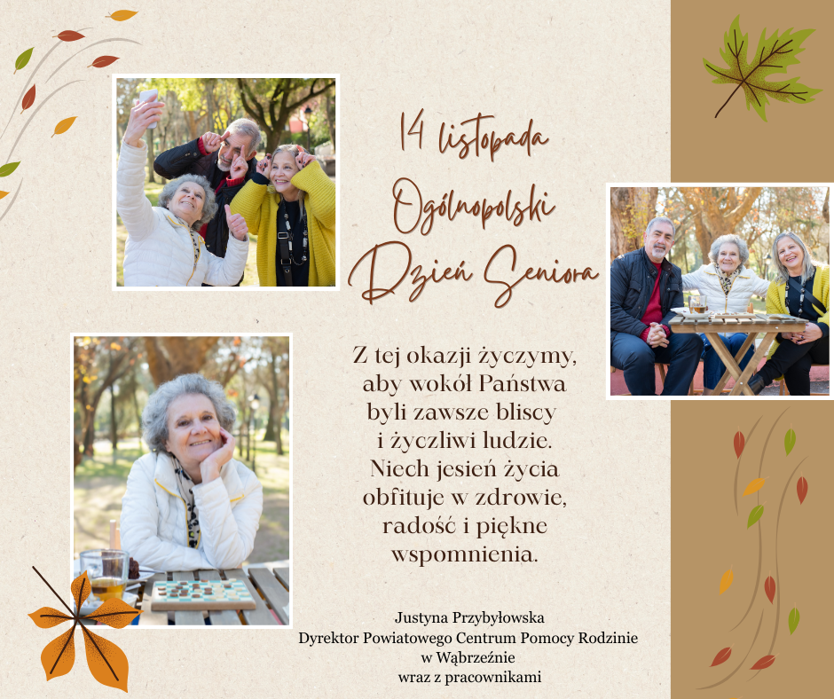 14 listopada Ogólnopolski Dzień Seniora
