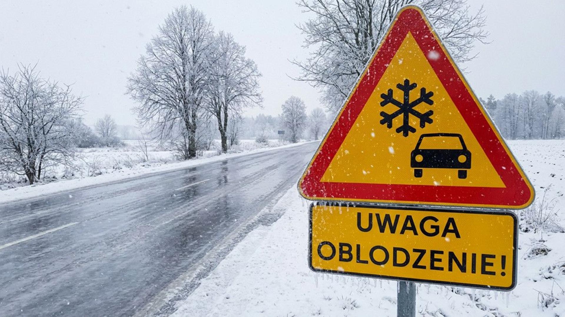 Ostrzeżenie meteorologiczne - oblodzenie!