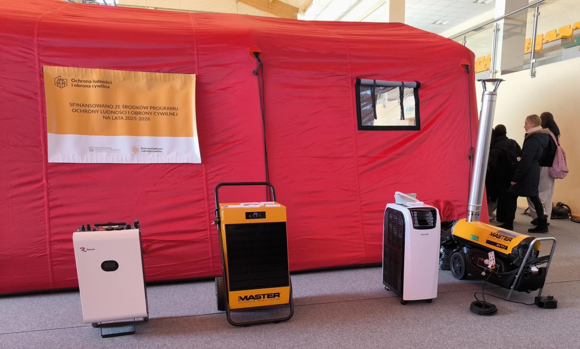 Prezentacja sprzętu zakupionego w ramach Programu Ochrony Ludności i Obrony Cywilnej