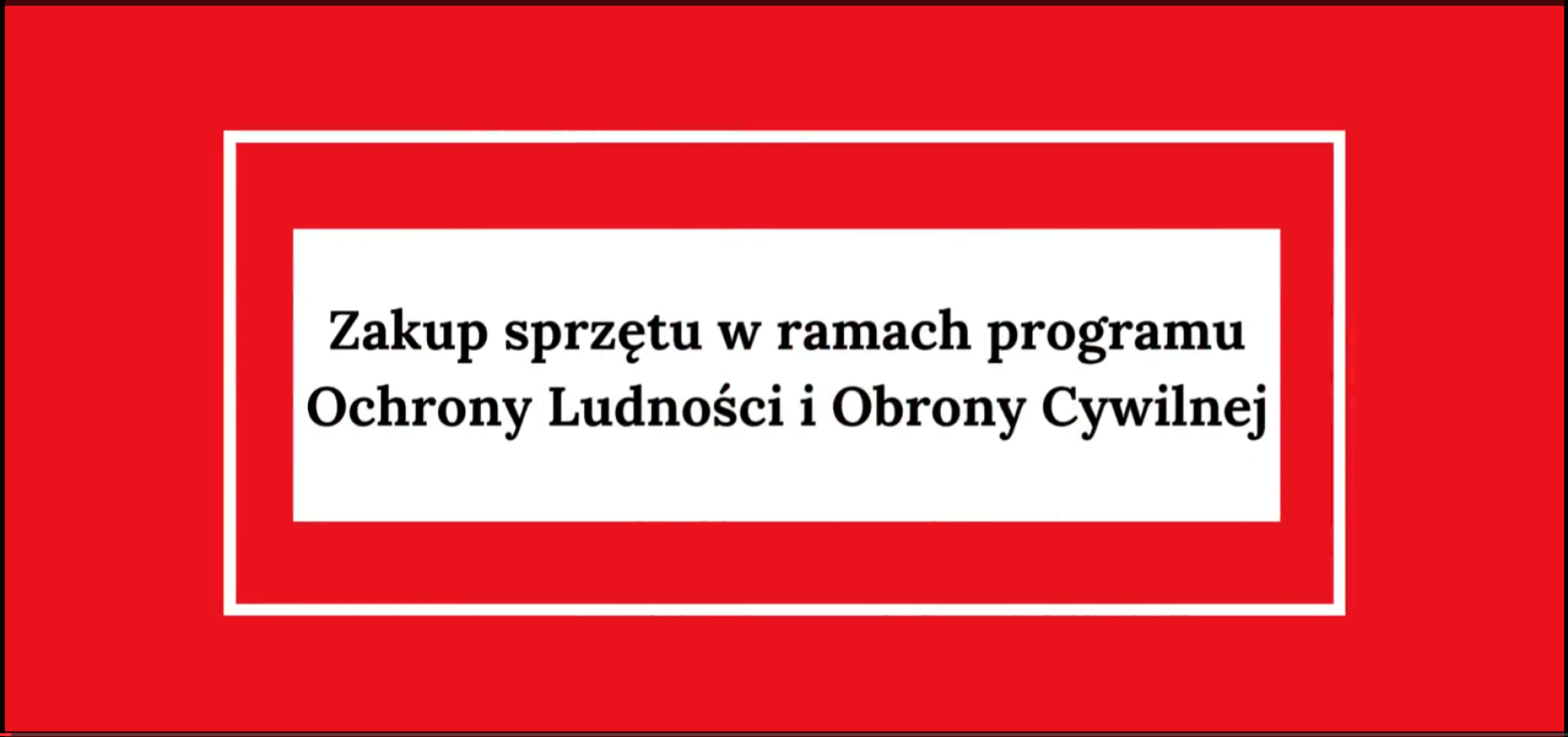 Nowy sprzęt w powiatowym magazynie obrony cywilnej!