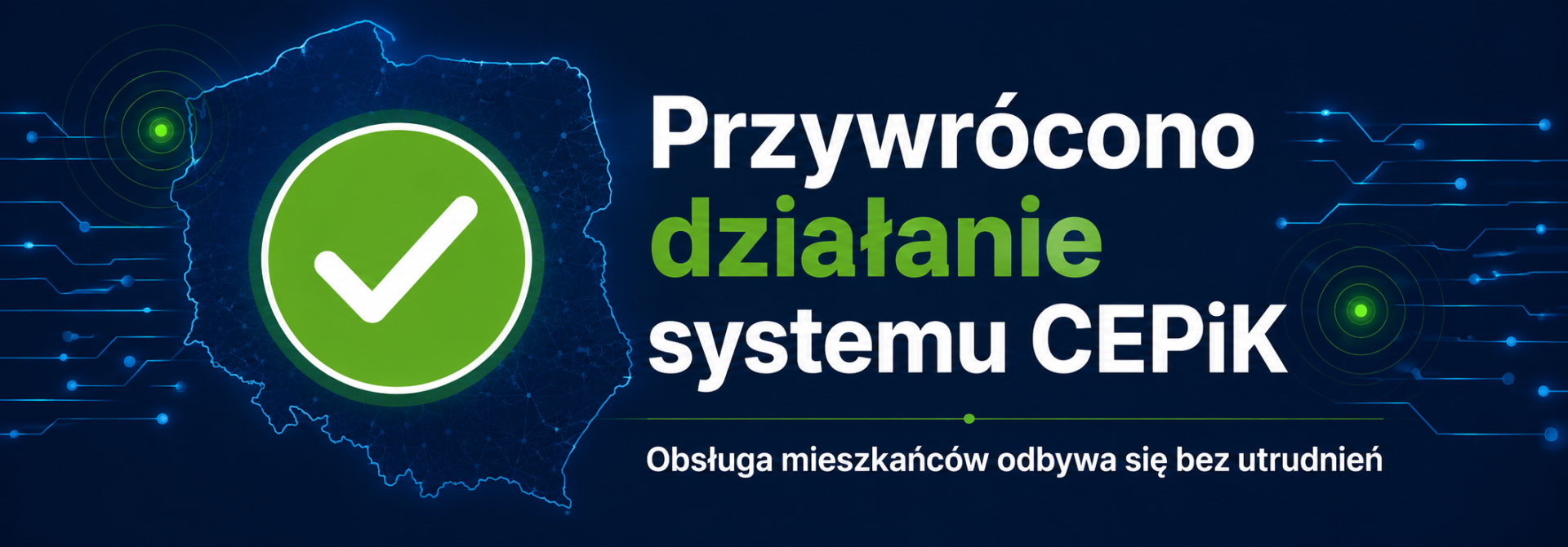 AKTUALIZACJA: Przywrócono działanie systemu CEPiK